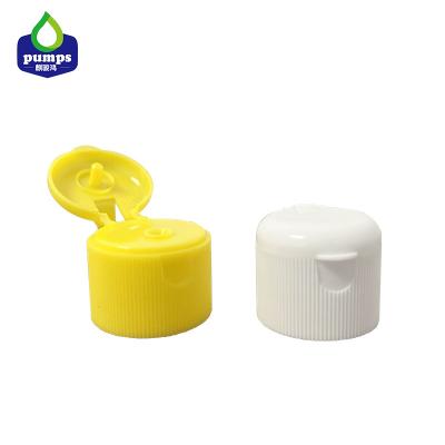 China Viarious Style Plastic Cosmetic Screw Flip Top Custom Bottle Cap for sale