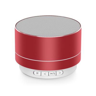 China No Round A10 Mini Stereo Metal Sound Box Wireless Portable Outdoor Speaker for sale