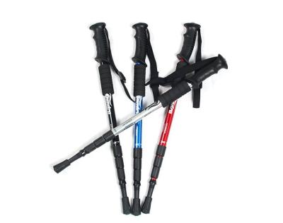 China Outdoor Protable Carbon Fiber Mountaineering Trekking Pole Camping Hiking Climbing Stick Stick for sale