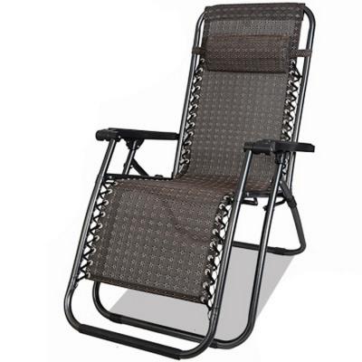 China Foldable Metal Sleep Chair Weightlessness Portable Folding Comfortable Folding Relax Camping Chairs for sale