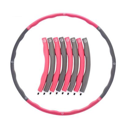 China PVC Foam Polynesian Dance Circles Adjustable Plastic Home Fitness Exercise Abdomen Circles Building Body Strength Polynesian Dance Ring for sale