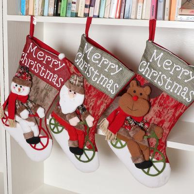 China Wholesale Christmas Decoration Christmas Jars Santa Socks Decor Style Party Decorations Christmas Kids Gifts Holiday Gifts Home for sale