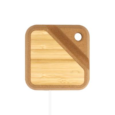 China 2022 Multifunctional New Multifunctional Radio Charging Pen Holder Bamboo Cork Fast Charging Eco-friendly 5W 10W Wireless Charger Pen Holder for sale