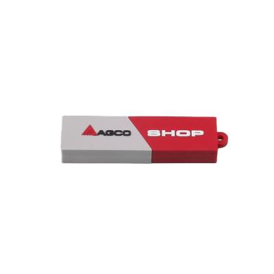 China Custom Logo PVC USB Stick Case Computer Pen Drive 16 GB 32 GB USB Flash Drive Photo Stick USB Flash Drive for sale