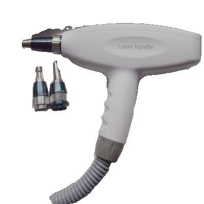 China Anti-puffiness ND yag laser tattoo removal machine Handpiece Grip Handset Q-switched 1064nm 532nm 1320nm spare part for sale