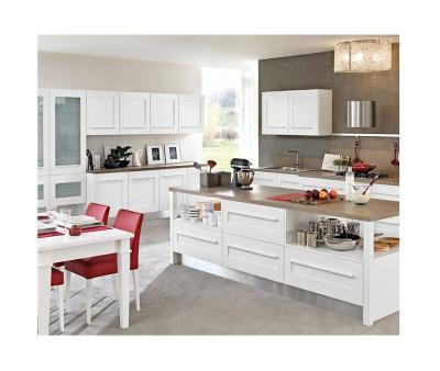 China Modern Solid Wood Shaker Door Cusine Kitchen Cabinet Modern Design for sale