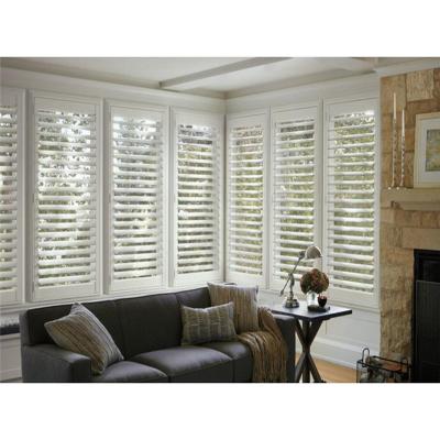 China Warm Shade Window Plantation Blind Shutter China Environmentally Friendly Italian Hardwood Manufacturing for sale