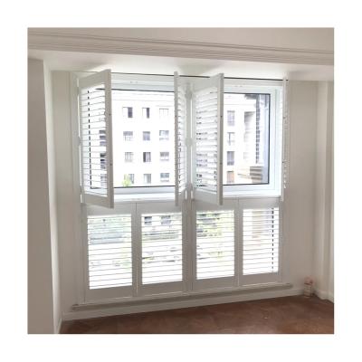 China Easy Install Basswood Decorating Style DIY Waterproof Plantation Shutter for sale