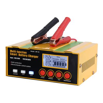 China Monfara Universal 12V24V Lead Acid Battery Charger 12/24V For Car Battery 12.6V Lithium Battery Charger AGM Battery Charger for sale