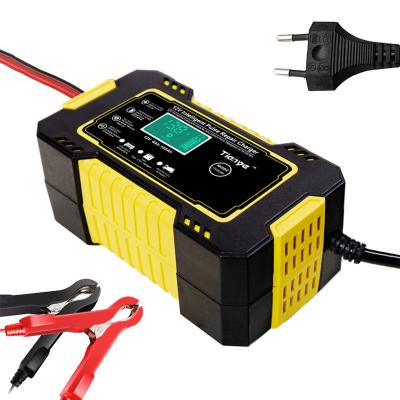 China Car Monfara Portable 12V AGM GEL Lead-acid Car Battery Intelligent Pulse Repair Motorcycle Battery Charger and Maintainer for sale