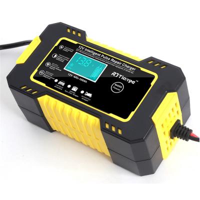 China Monfara 12V 6A Car Auto Smart Battery Charger 7 Stage Car Battery Charger GEL Auto AGM LiFePO4 WET Battery Charger for sale