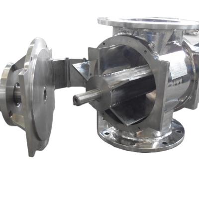 China General high quality 100% carbon steel automatic industrial flexible adjustable automatic rotary valve for sale