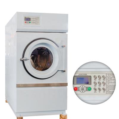 China Hotel.factory .laundry hospital CE certification factory price industrial 25KG steam clothes laundry dryer machine for hotel for sale