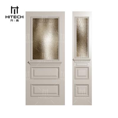 China Luxury Italian Wood Interior Doors Swing Doors Church Interior Decoration Tech Doors Main Wood Polish Color for sale