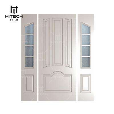 China Wooden main doors of the latest design door decoration technology core track wooden entrance wooden door for home for sale