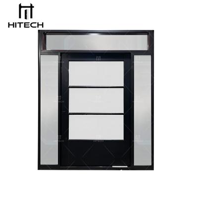 China Waterproof Technology Pivot Door Front Pivot Glass Center Door With Glass Wood Pivot Glass Entry Door for sale