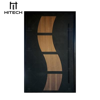 China Modern Pivot Solid Wood Front Entry Door Front Entry Door Waterproof Tech Pivot Front Entry Door for sale