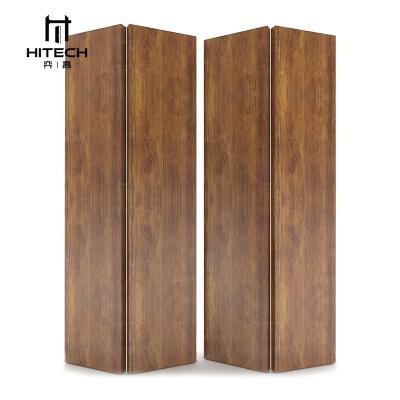 China Latest decoration technology hot sales design folding pvc door partition folding door pvc folding door white oak internal effect for sale