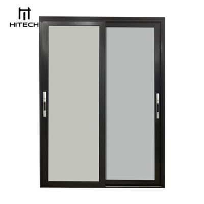 China Sound Insulation Technology Modern Design Patio Doors Aluminum Alloy Interior Glass Sliding Door for sale