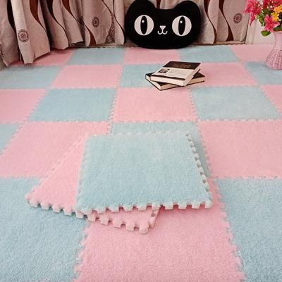 China Washable Living Room EVA Cube Puzzle Floor Foam Pad Mat Foam Carpet Padding Mosaic Mat for sale