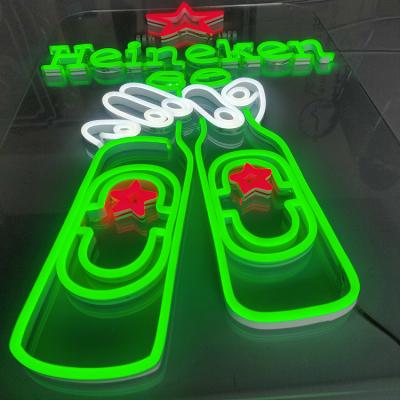 China China Factory Custom High Quality Waterproof Neon Wall Mounted Letter Light Neon Signs Beer Modules LED Sign Board Neon Led Signage for sale