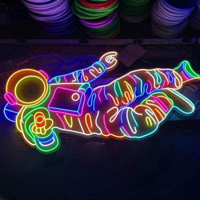 China Buildings Event Party RGB Color Led Neon Sign Electronic Neon Light Decoration Signs for sale