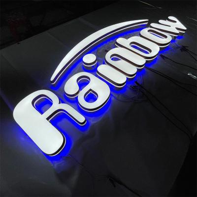 China Custom Design 3D Acrylic LED SIGN LOGO Advertising for sale