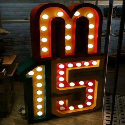 China Outdoor Waterproof LED Modules Wedding Decoration Romantic Marquee Giant Led Stainless Steel Channel Letter Sign Signs Custom Letter Signboard for sale