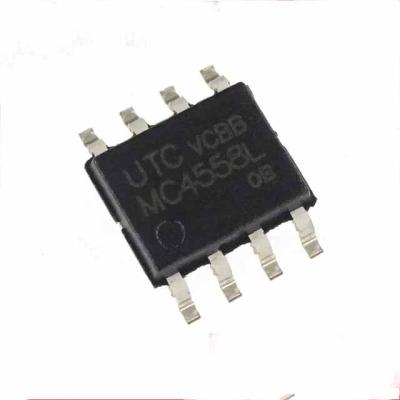 China - Dual Chip Utc 4558e Utc4558 IC Sop-8 4558 Smd Operational Amplifier for sale