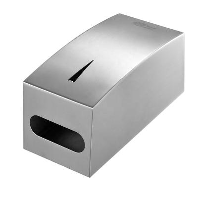 China Lockable brushed stainless steel surface mounted multifold paper towel dispenser for sale