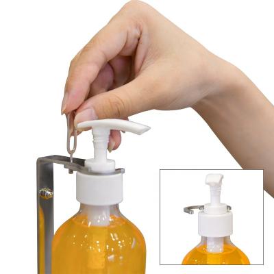 China Modern Luxury Lockable Bathroom Soap Dispenser Hotel Stainless Steel Soap Dispenser Fixture Amentiy for sale