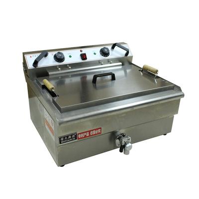 China Commercial Kitchen Frying Fryer 30L Large Capacity Commercial Electric Chicken Fry Potato Twist Machine High Quality Oil Fries Deep Fryer for sale