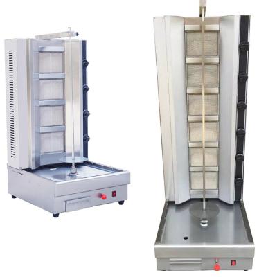 China Restaurant Kitchen Cheap Price Gas Chicken Meat Doner Kebab Machine Indoor Outdoor Burners High Quality Rotary Barbecue Grill/Shawarma Machine for sale