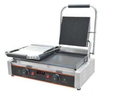 China Electric Outdoor Griddle Commercial Induction Grill Restaurant Toaster Toaster Touch Sandwich Press Electric Outdoor Panini Grill for sale