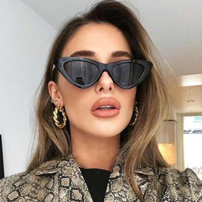 China Fashion Sunglasses Over Rated Beige Women Vintage Cateye Sun Glass 2021 Shades Wholesale Cat Eye Sunglasses For Ladies Fashion Vintage for sale