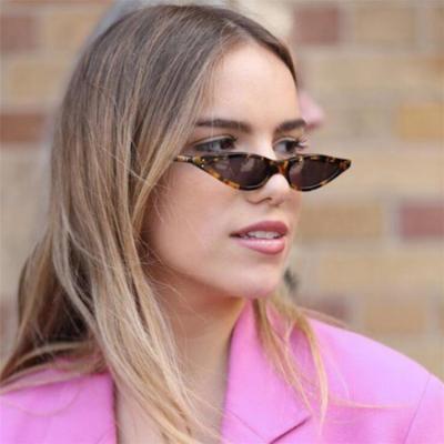 China Wholesale Cheap Small 2021 Women Leopard Cat Eye Sun Glasses Female Summer Fashion Shades Designer Retro Sunglasses for sale