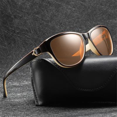 China Fashion Sunglasses Women Vintage High Quality Luxury Sun Glasses Polarized Designer Shades Womens Polarized Sunglasses 2021 for sale