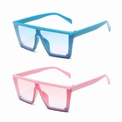 China Fashionable Custom Vintage Square Toddler Shade Kids 2021 Little Boys Girls Sun Glasses Fashion Pink Sunglasses For Kids for sale