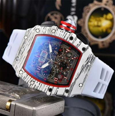 China Online Wholesale Faux Tourbillon Automatic Date Wooden Sport Watches Mens Wrist Designers Luxury Skeleton Quartz Automatic Watch For Men for sale