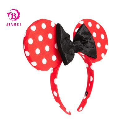 China New Fashion Plastic Hair Accessories Plastic Head Band With Mouse Ears for sale