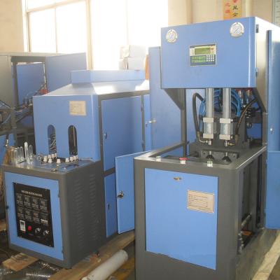 China Semi Auto Bottle Molding Machine PET PP PE Plastic Injection Machine 0.1 - 3L 2 Cavity for sale