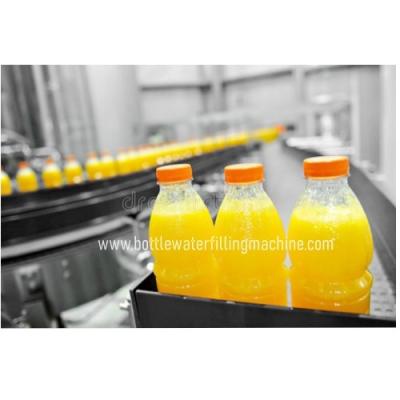 China Monoblock 1500bph Dia 100mm Juice Bottle Filling Machine for sale