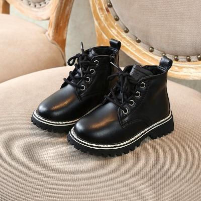 China Children Flat Winter Boots Warm Kids Shoes Boys Wholesale Boots Kids Shoes Black Spring Customized Unisex Waterproof for sale