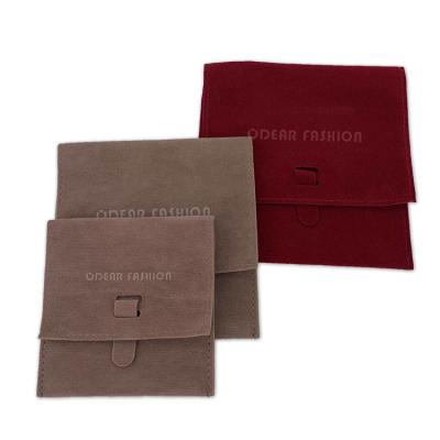 China Luxury Jewellry Packaging Gift Wrap Design Suede Microfiber Jewelry Pouches Pouch Jewelery Gift Bag for sale