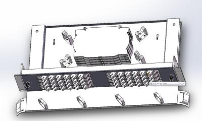 China 48 Cores Ftth Fiber Optic Terminal Box With SC Adapters , Fiber Optic Junction Box for sale