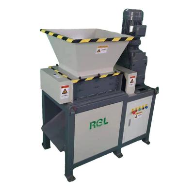 China Hotels Industrial high efficiency cardboard double shaft shredder/waste wood pallet double shaft shredder for sale