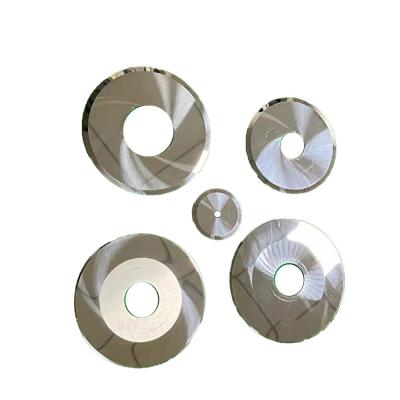 China High Speed Circular blade can be customized to cut paper and cloth. Round blade white steel knife stainless steel food blade for sale