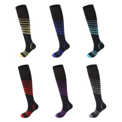 China Multicolor Breathable New Design Compression Sports Socks Sports Compression Socks for sale