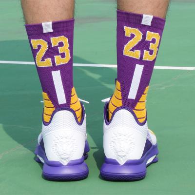 Κίνα Breathable New Product Launch Basketball Socks Custom Logo Innovative Product Sales προς πώληση