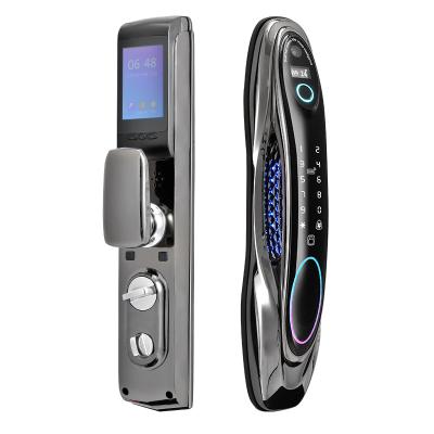 China Zinc smart electronic lock sale wifi fingerprint whole door lock zlloy for sale